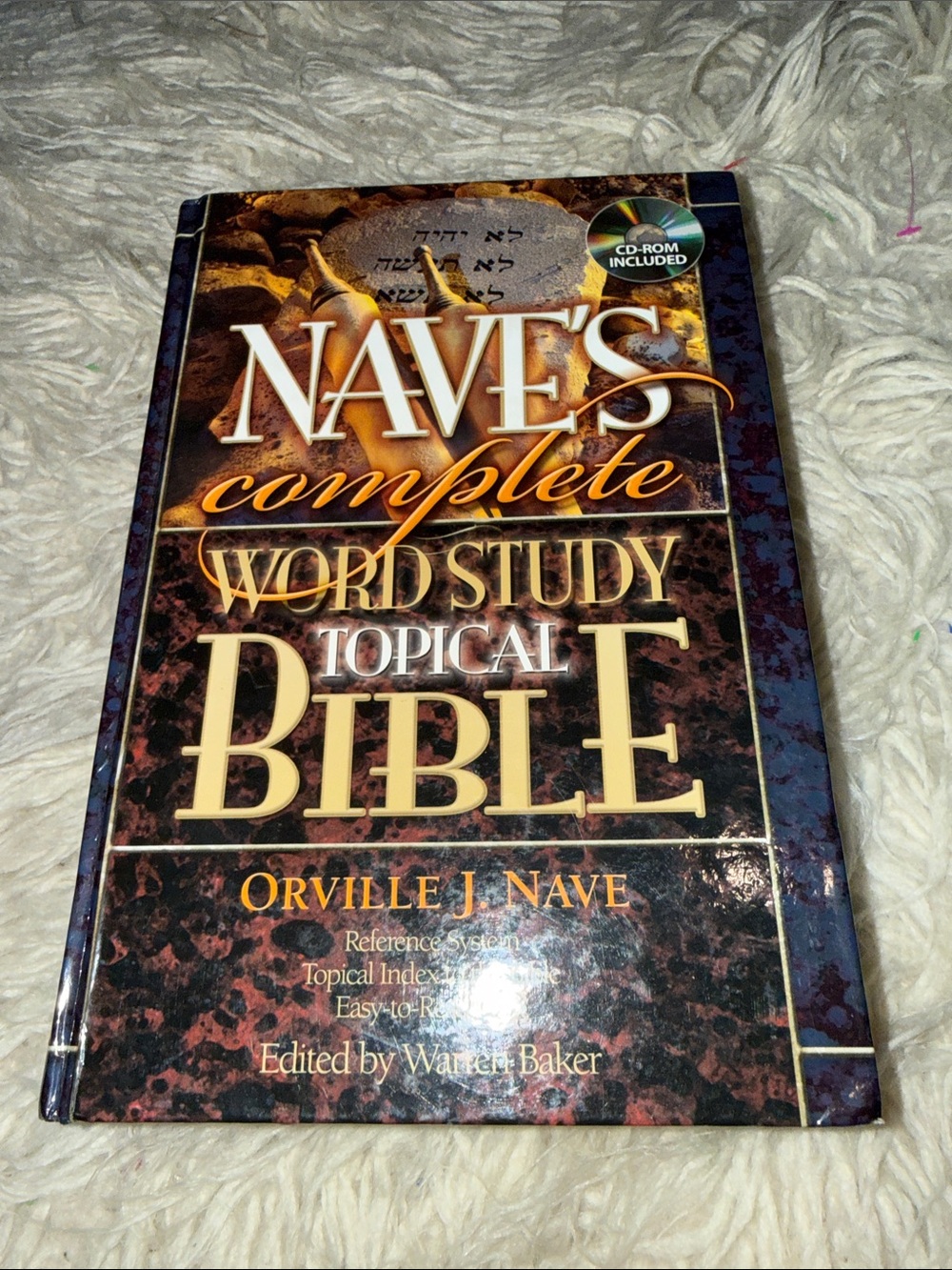 Nave's Complete Word Study Topical Bible - Brown Cover